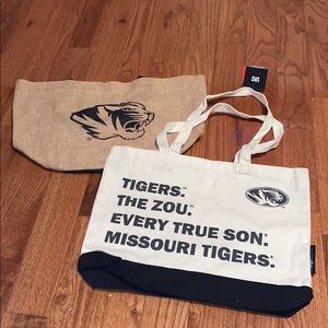 2 Missouri Tigers bags